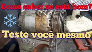 Como saber se o compressor do ar condicionado automotivo está bom [upl. by Nnanerak659]