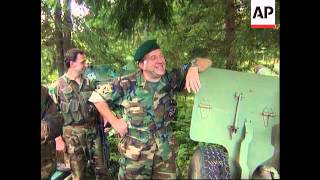 Bosnia  MoslemCroat Troops Capture Arms Depot [upl. by Greenberg]