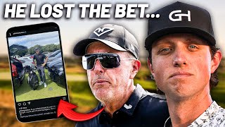 Grant Horvat tells the TRUTH about Phil Mickelson wearing joggers at The Open [upl. by Gleich]