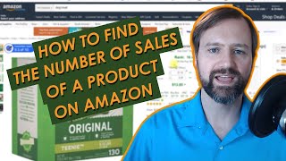 How to Find Amazon Sales per Month for Wholesale Products [upl. by Bennie]