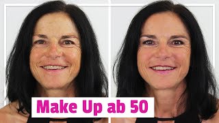 Make Up ab 50 – braune Augen schminken [upl. by Ellerrehs]