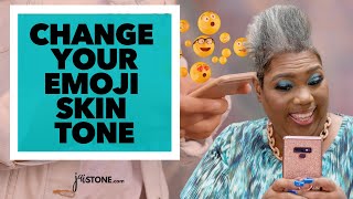 How To Change Your Emoji Skin Color 2020 Android  Samsung Galaxy Note 9 [upl. by Dam]