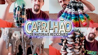 Carrilhão  instrumentos musicais de materiais recicláveis [upl. by Bard730]