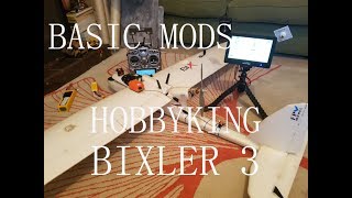 HobbyKing Bixler 3 MODs [upl. by Ericksen378]