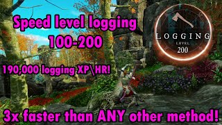 OUTDATED Level logging INSANELY fast 100200 3x faster New World Guide [upl. by Lokkin689]