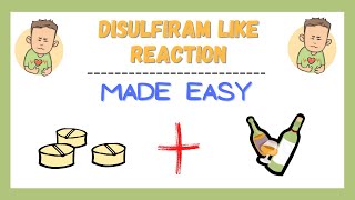 Disulfiram Like Reaction Mechanism Symptoms Pharmacology Drug interaction Made Easy [upl. by Yelsa737]