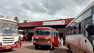 SANGLI TO KOLHAPUR  FULL BUS JOURNEY  MSRTC LALPARI ST BUS CABIN RIDE [upl. by Willman]