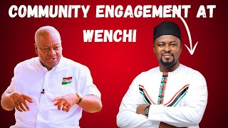 WATCH LIVE  ⁠Community Engagement at Wenchi Jubilee Park Wenchi  Mahama4change2024 Campaign [upl. by Menon]