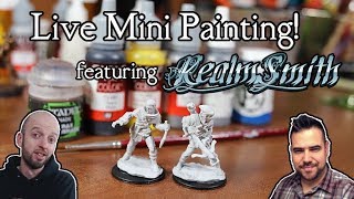 Live Mini Painting featuring RealmSmith [upl. by Kenlay]