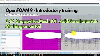 312 Module 3  Meshing in OpenFOAM  snappyHexMesh  openfoamtraining [upl. by Glen]