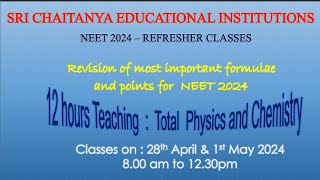 Refresher classes for NEET 2024 [upl. by Risan]