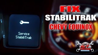 How To Fix STABILTRAK WARNING LIGHT CHEVY EQUINOX [upl. by Guadalupe]