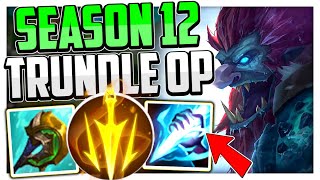 New EASY UNSTOPPABLE Trundle Build Trundle Jungle Guide Season 12  League of Legends [upl. by Akcinat193]