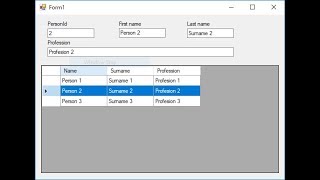 How to use DataGridView Control in C [upl. by Acassej507]