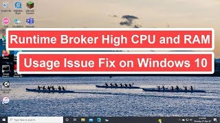 Runtime Broker High CPU and RAM Usage Issue Fix on Windows 10 [upl. by Reinhardt]