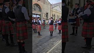 Auld Lang Syne Bagpipes Oamaru NZ auldlangsyne bagpipes newzealand [upl. by Bottali]