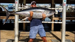 MASSIVE Yellowfin TUNA Catch Clean Cook 2 Recipes 1 Video [upl. by Analli]