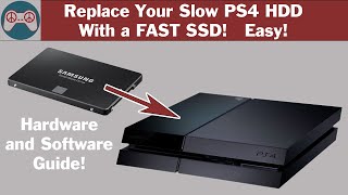 Replace your PS4 Phat Hard Drive with an SSD  Easy Install [upl. by Andrei]