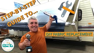 Replace RV Awning Fabric [upl. by Sandye]