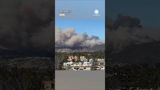 Clouds of Smoke Rise Behind Santa Monica as Palisades Fire Burns [upl. by Nitsug931]