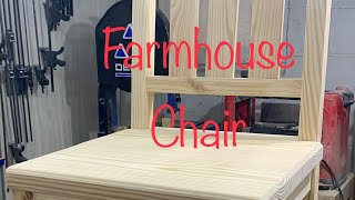 Farmhouse chair build [upl. by Analra]