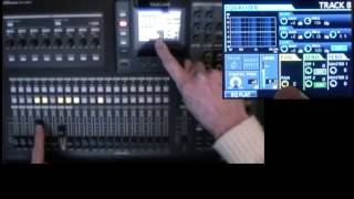 Tascam DP2432SD Tutorial 6A Advanced 8track mixer [upl. by Nnylyoj]