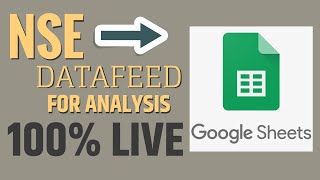 How to Use Google Sheet for Intraday Trading with Live NSE Data [upl. by Liuka288]