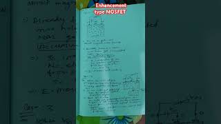 Enhancement type MOSFET electrical electronic semiconductor mosfet [upl. by Ainyt]