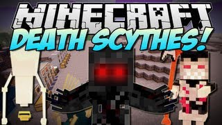 Minecraft  DEATH SCYTHES Become the GRIM REAPER  Mod Showcase [upl. by Dorweiler]