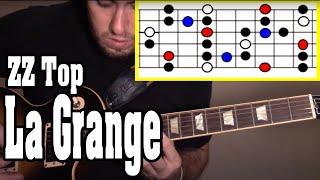 ZZ Top  La Grange Guitar Tutorial wTABS [upl. by Motch940]