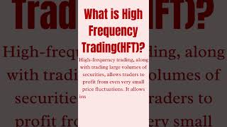 What is HighFrequency Trading HFT  Explained with Examples  Learn Stock Market  YouTube gsm [upl. by Telfore841]