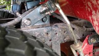 Craftsman YT3000 transmission lever repaired [upl. by Twedy]