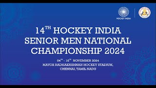 14th HOCKEY INDIA SENIOR MEN NATIONAL CHAMPIONSHIP 2024 MAYOR RADHAKRISHNAN HOCKEY STADIUMCHENNAI [upl. by Lenette]