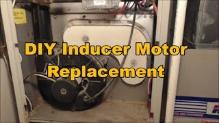 DIY Inducer Motor Replacement A170 Fasco on Heil Furnace [upl. by Ztnaj]