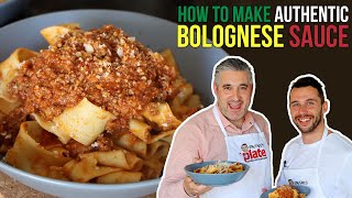 How to Make AUTHENTIC BOLOGNESE SAUCE Like a Nonna from Bologna [upl. by Helsell]