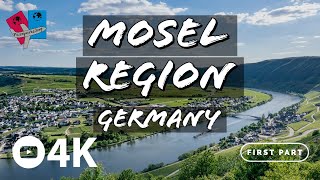 Top tourist attractions in the Mosel Region  Germany  First Part  4K UHD [upl. by Gilus234]