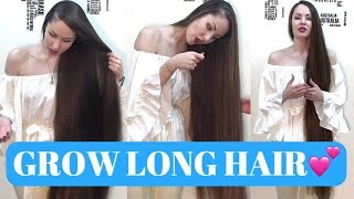 How To Grow Long Thick Healthy Hair Xenias Top 10 Tips [upl. by Airemaj]