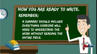 How to Write a Summary [upl. by Nassi499]