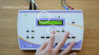 Amplivox 116 Manual Audiometer Demo [upl. by Comethuauc]