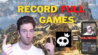 How to RECORD FULL GAMES and put them on YouTube OUTPLAYED is a must have [upl. by Finnie842]