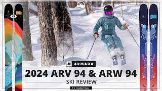 2024 Armada ARV 94 and ARW 94 Ski Review with SkiEssentialscom [upl. by Ferri]