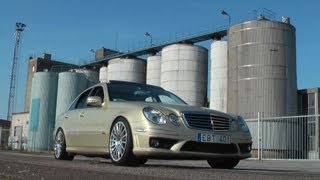 Mercedes E420 CDI 414bhp1005nm Catback straight piped  Exhaust sound [upl. by Marvella]