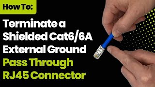 How to terminate Ethernet Cables by using RJ45 Connector [upl. by Castora]