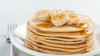 How To Make Banana Pancakes Recipe  Tasty Food [upl. by Assilav]