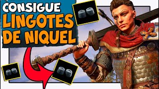 COMO CONSEGUIR LINGOTES DE NIQUEL FACIL ASSASSINS CREED VALHALLA TUTORIAL ESPAÑOL  GUIA PARTE 1 [upl. by Smiga]