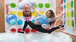 WE PLAYED TWISTER on ICE Sister vs Brother [upl. by Dimo]