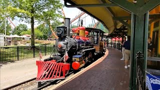 Train ride on the Cedar Point amp Lake Erie Railroad [upl. by Gemoets]