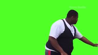 Fat black guy dancing meme  Green Screen [upl. by Seerdi]