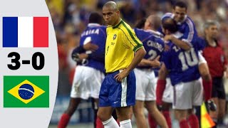 France vs Brazil 30  Extended Highlight and goals World Cup Final1998 [upl. by Maiah]