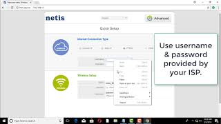 How to configure netis router [upl. by Issy799]